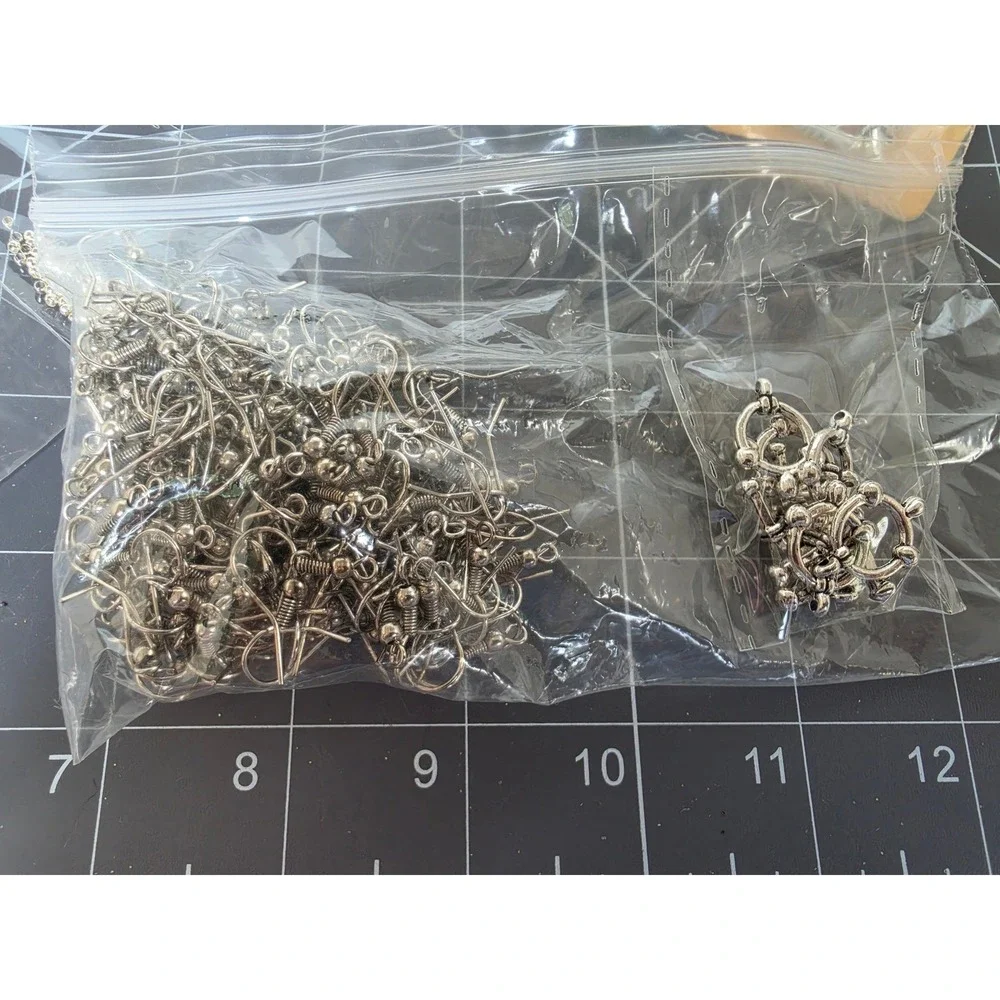 Blue Moon Beads Jewelry Making Findings Lot Jump Rings Ear Wires Toggle Clasps